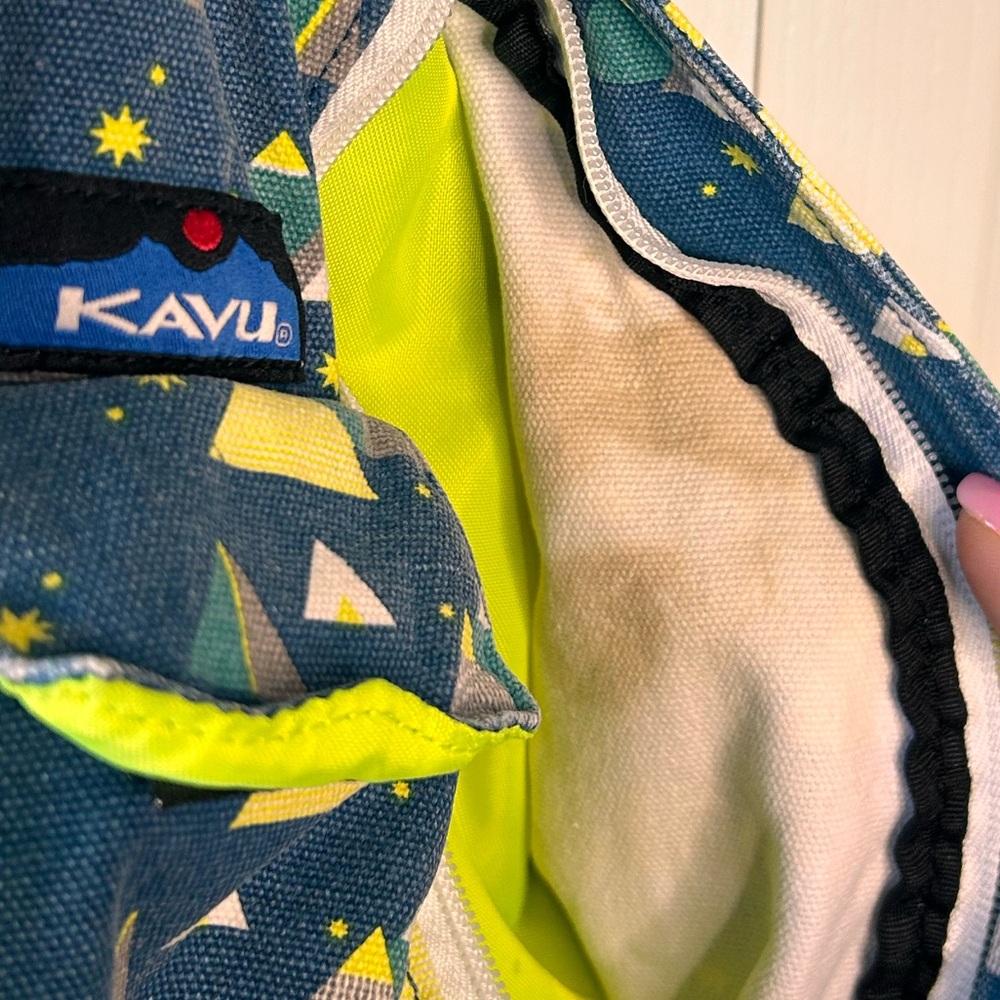 Kavu Rope Sling Medium‎ Size Back Bag Night Range Retired Pattern Hard To Find - Picture 5 of 8